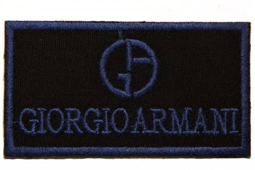 

Термоаппликация спорт / Giorgio Armani / 7.5x4 см / #006