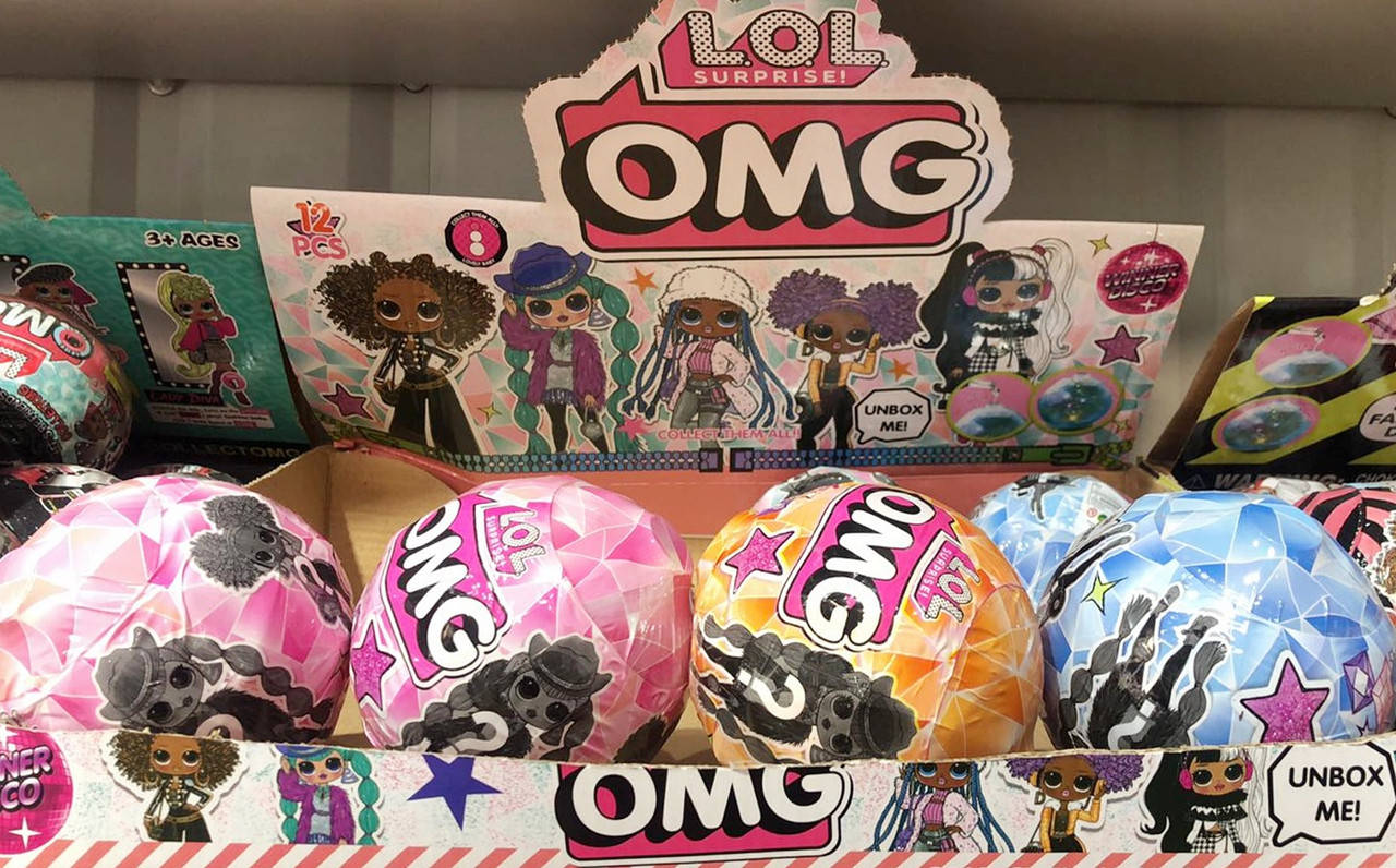 

Большой шар ЛОЛ сюрприз, светится