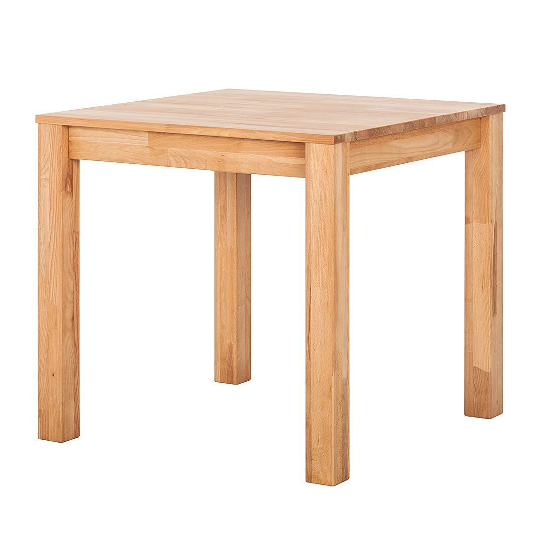 Стіл обідній st025 каркас натуральне дерево бук 80х80х75 см (Mobler TM)