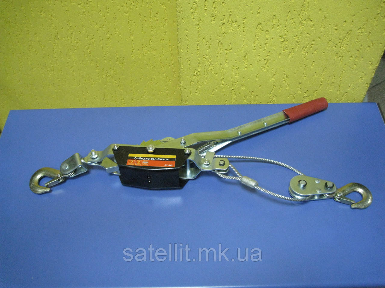 Лебідка 2,0 т., трос 4,8 * 2,5 м, 52-393, фото 1