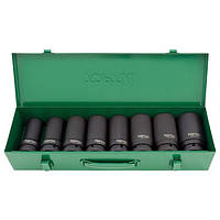 Набір головок ударних довгих 1" 24-41 мм 8 од. GDAD0804 TOPTUL