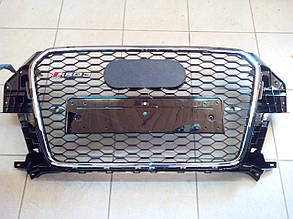 Решітка радіатора RSQ3 для Audi Q3 (чорна+хром)