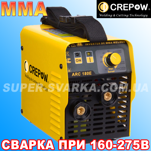 Зварювальний інвертор CrepoW ARC-180 E