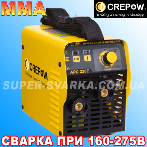 Зварювальний інвертор CrepoW ARC-220 E