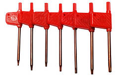 Ключ зірка T8 для токарної державки типу S