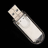 USB LED світильник 3 діоди колір теплий білий, фото 5