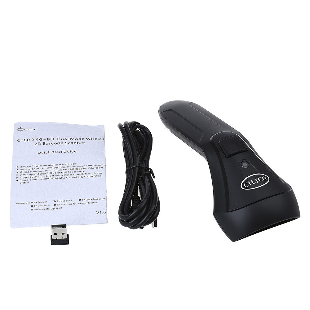 Беспроводной 2D сканер CILICO CT80 Bluetooth для Android / IOS / Windows - фото 4 - id-p781407329