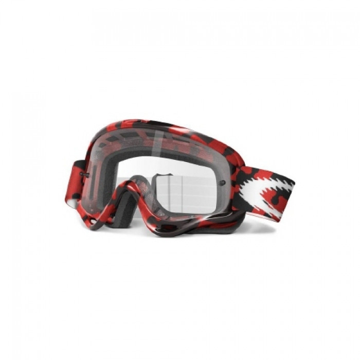 Маска кроссовая Oakley O Frame Red Puzzled