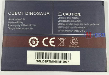 Акумулятор Cubot Dinosaur, фото 2