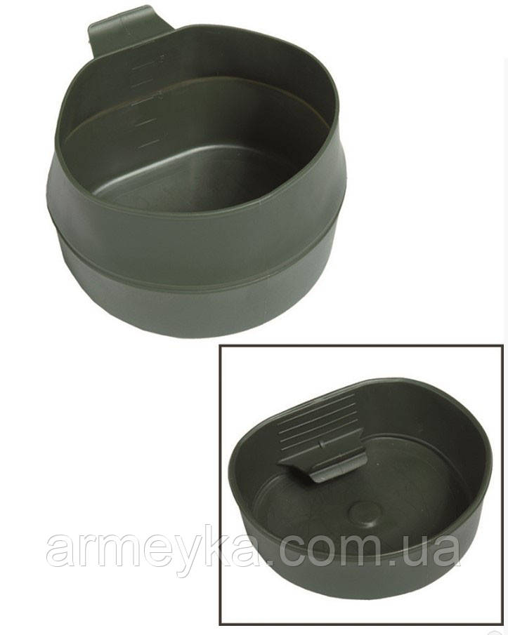 Шведская складная кружка Wildo Fold-A-Cup®, olive 600 ml. НОВАЯ. - фото 1 - id-p560630757