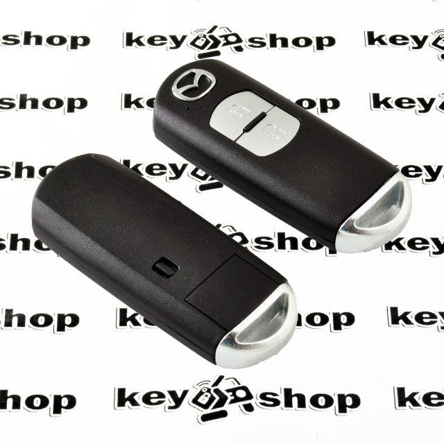 Оригинальный смарт ключ Mazda (Мазда) 2 кнопки, с чипом 4D63, 315 MHZ (Siemens VDO) - фото 2 - id-p94392166