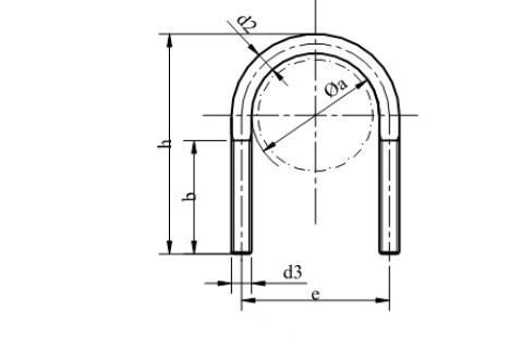 Гвинт-скоба DIN 3570