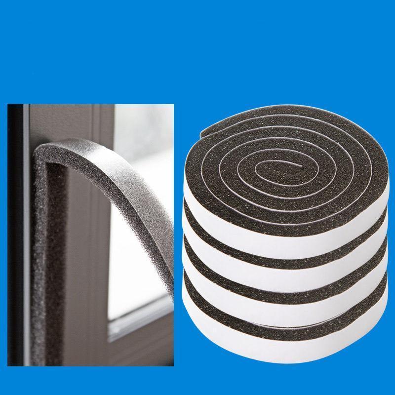 Ущільнювач самоклейка для дверних та віконних щілин Wellamart 1м 4 шт, фото 1