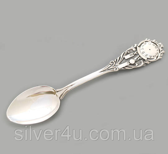 Серебряная ложка для ребенка "Часики" Арт.0004881 (ID#560652170), цена ...