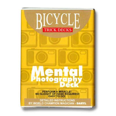 Трюкова колода | Bicycle Mental Photography Deck (червона сорочка), фото 2