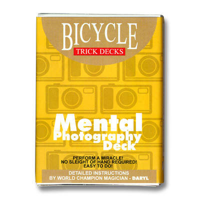 Трюкова колода | Bicycle Mental Photography Deck (червона сорочка), фото 1