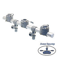 Тарга Фастен Борика Gr500-3G 500 мм з трьома замками, колір - сірий