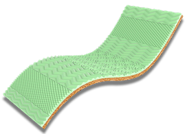 Мініматрац Take&Go Bamboo Green Kokos