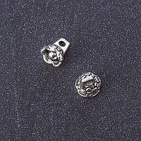 Фурнітура підвіска дзвіночок колір металу "срібло" L 8мм фас.20гр. + -47шт. купити біжутерію оптом в інтернеті