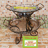 LUX кована підставка садж для шашлику або таганок, 36х20 див., фото 2