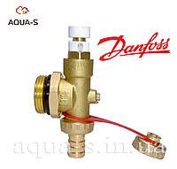 Торцевая секция для коллектора Danfoss FHF-EM с ручным воздухоотводчиком 088U0786