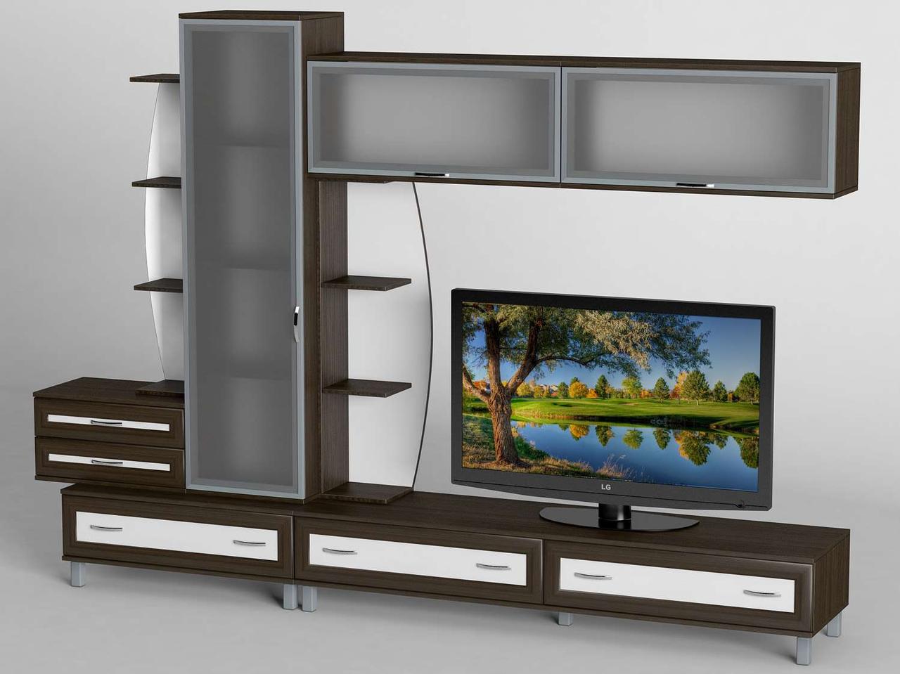 Вітальня стінка з ДСП/МДФ (вітальня стінка) - 16 Тіса меблі, фото 1