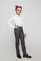 Шкільні штани з вовною на дівчинку ТМ Cvetkov. Розміри 140 Колір чорний