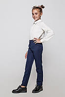Шкільні штани на дівчину ТМ Свотkov. Розмір 122 Колір синій