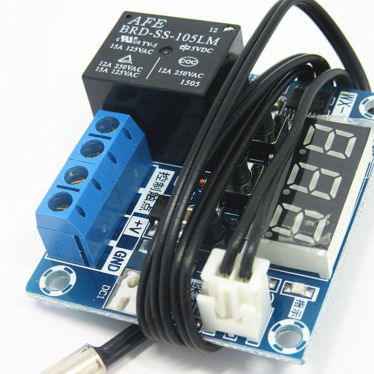 Терморегулятор цифровой WX-101 бескорпусной DC12V/DC5V (-40...+120) 0.1 градус - фото 4 - id-p560846121