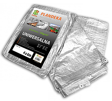 Тент водонепроникний зміцнений SILVER 120 г/м², розмір: 2х3 м - Польща