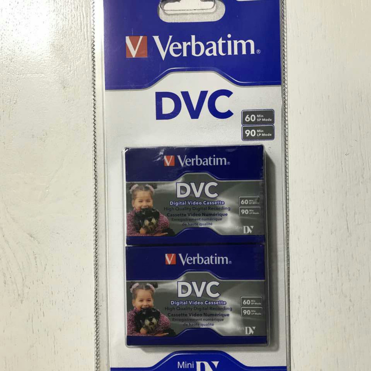 Видеокассета MiniDV Verbatim DVC (2шт) - фото 1 - id-p560874871