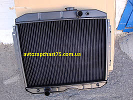 Радіатор Газ 3307, Газ 3308, Газ 3309 (2- рядний, алюмінієвий) виробник Дорожня карта, Харків