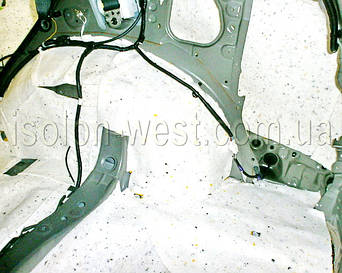 Если предварительно вырезать заготовки, то установка шумоизоляции будет приятной для Вас.