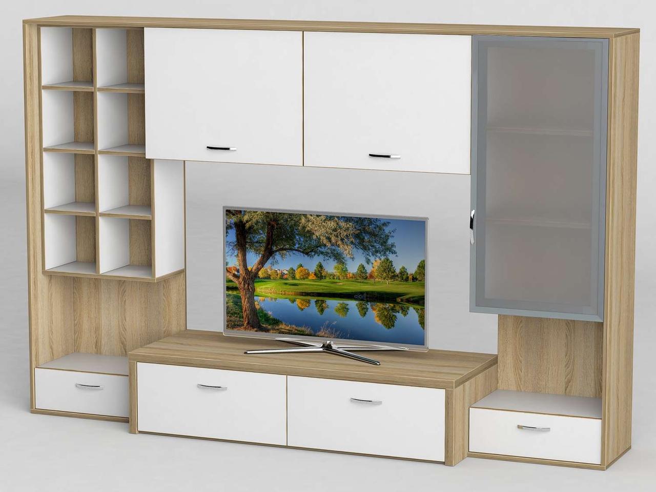 Стінка для вітальні з ДСП/МДФ (гостиная стенка) - 113 Тіса меблі, фото 1