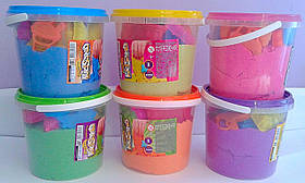 Кінетичний пісок У відрі 1 кг+8 форм KS-01-01 Danko-Toys Україна