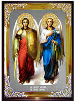 Ікони Ангелів на срібному тлі