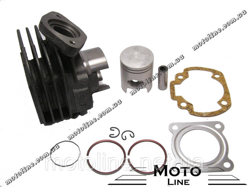 Цилиндр ЦПГ (комплект) на скутер 2т Honda DIO ZX/AF-34/35 49.9cc