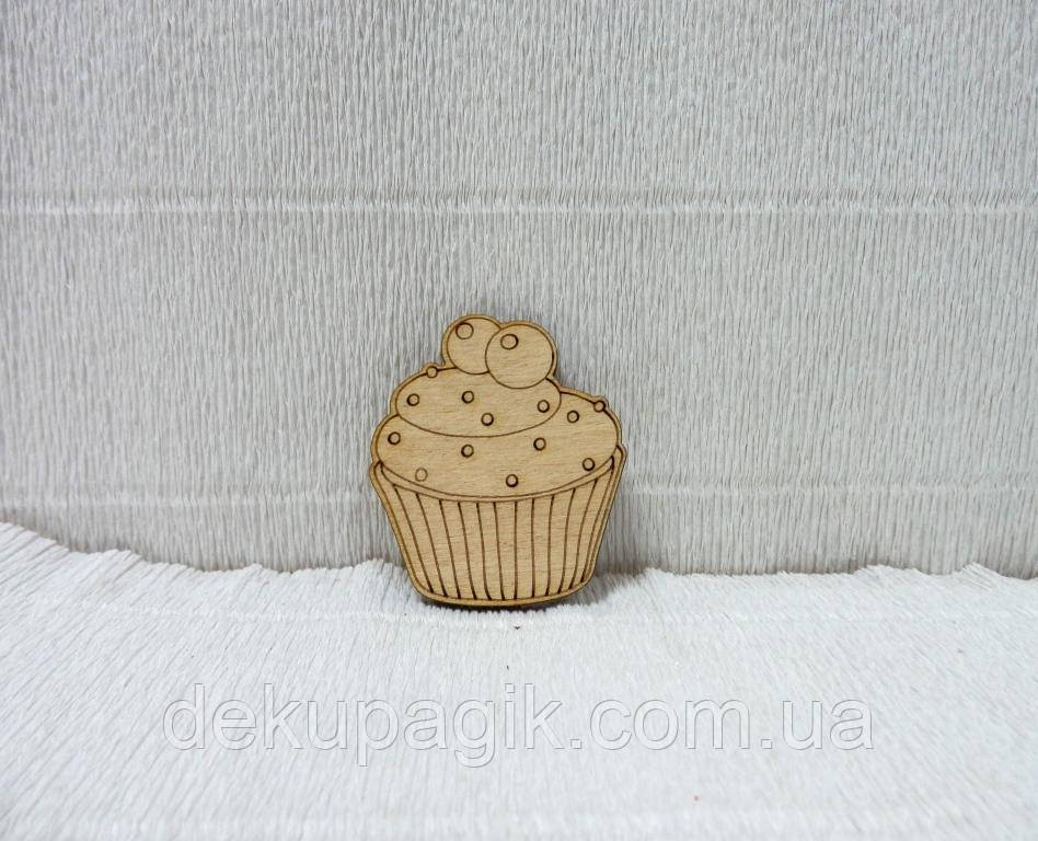 Підвіска Тістечко-4, 4,2х5см, фото 1