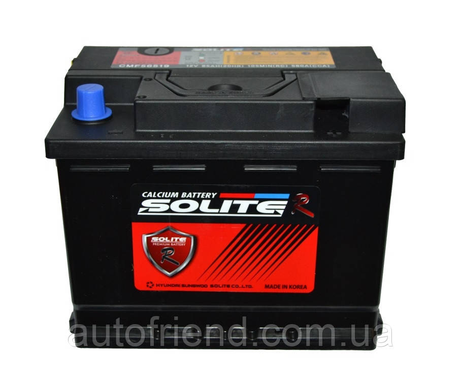 Аккумулятор "SOLITE R" 65A (+/-) (580 ССА) CMF56520 (д242*ш174*в189 ...