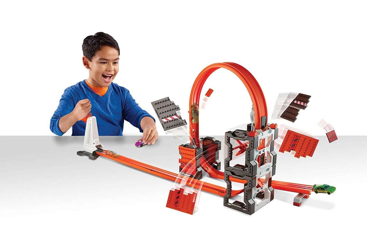 Трек Hot Wheels Ударна хвиля, Hot Wheels Track Builder Construction Crash Kit - фото 6 - id-p508795225