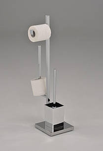 Стійка для туалету з тримач туалетного паперу і йоржем (BS-1435)