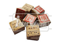 Китайський чай Пуер пресований Кубик чорний