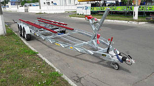 Причіп для яхти 9,4 м завдовжки, до 5,4т. Торсіони. Цинк. Гальма.