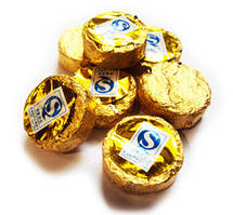 Китайський чай Пуер пресований медаль зелений