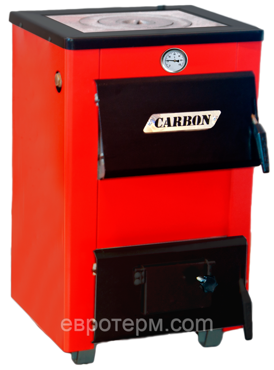 Твердопаливний котел Carbon КСТО 18 з варильною поверхнею