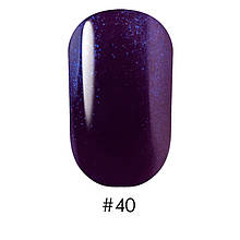 Гель-лак G. La Color №40 темний фіолетовий з синім шиммером, 10 мл