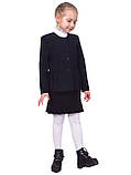 Піджак шкільний для дівчинки м-863 розмір 116 122 128 146 158 164 та 170 тм "Попелюшка", фото 8