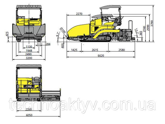 Асфальтоукладчик HA60C-8
