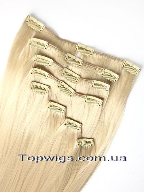 Волосся з заколками Clip EX01: колір 613, фото 1