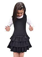 Сарафан шкільний для дівчинки М-918 розмір 134  140 та 146 чорний